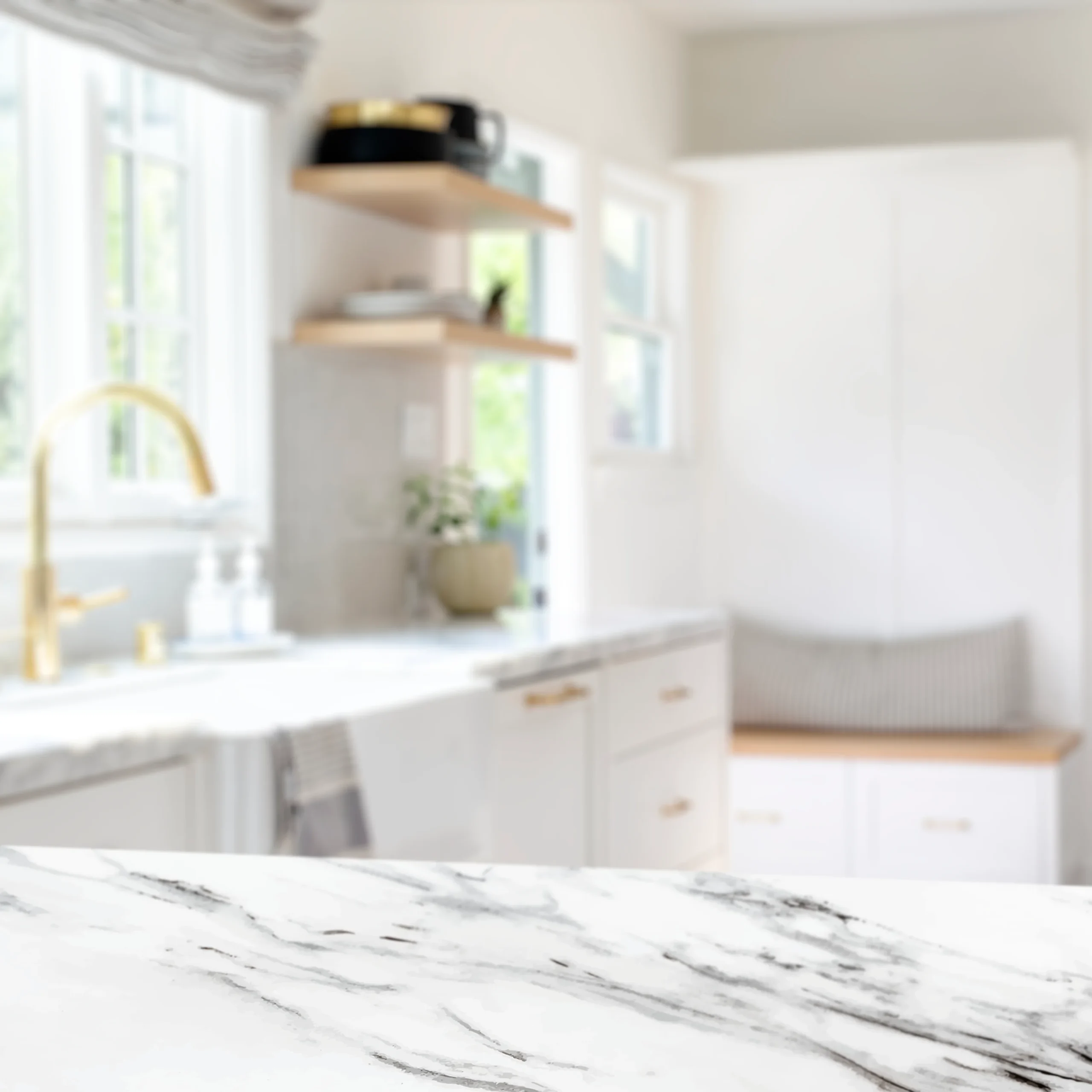 White Marble Kitchen