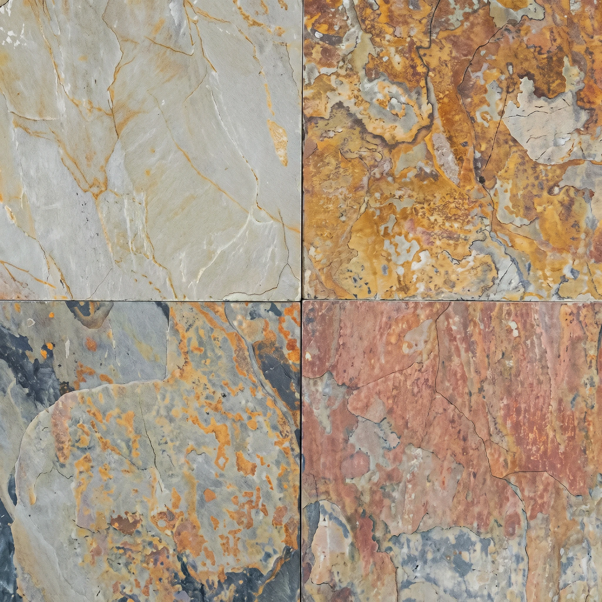Multicolor Natural Slate Tiles